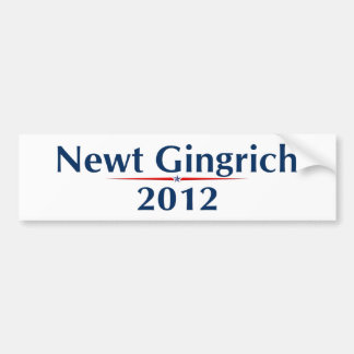 Newt Gingrich 2012 (v101) Bumpersticker