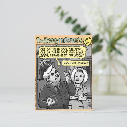 NEWT GINGRICH BRIEFKAART (Staand voorkant)