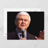 Newt Gingrich Briefkaart (Voorkant / Achterkant)