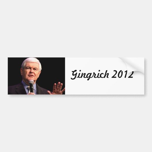 Newt Gingrich Bumpersticker (Voorkant)