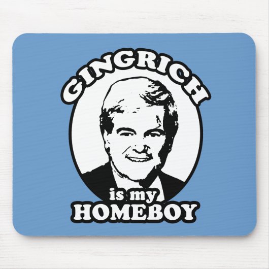 Newt Gingrich is mijn huisjongen Muismat (Voorkant)