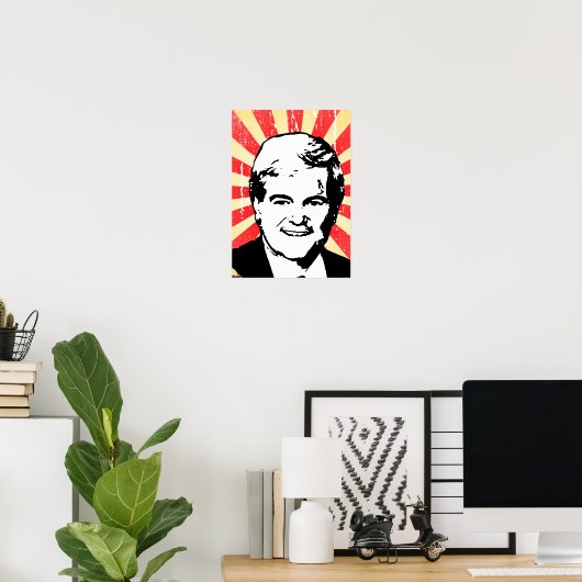 Newt Gingrich Poster (Thuiskantoor)
