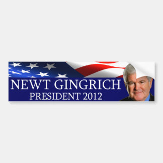 Newt Gingrich President 2012 Bumpersticker