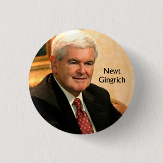 Newt Gingrich Ronde Button 3,2 Cm