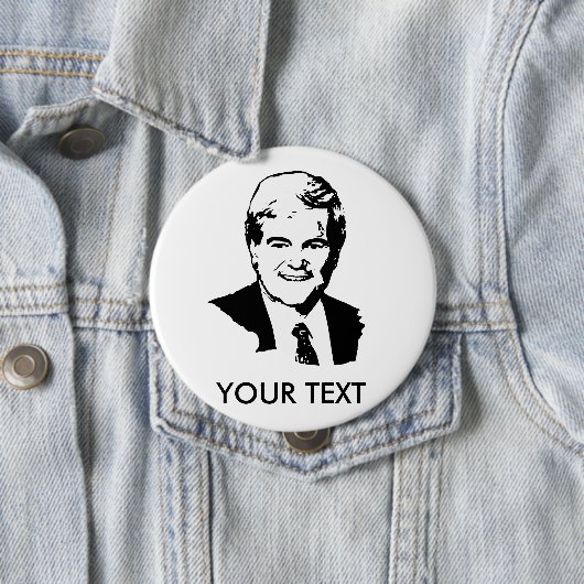 Newt Gingrich Ronde Button 4,0 Cm (In situ)
