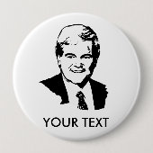 Newt Gingrich Ronde Button 4,0 Cm (Voorkant)
