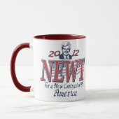 Newt Gingrich voor President 2012 Gear Mok (Links)