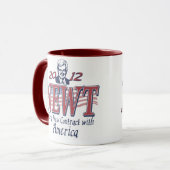 Newt Gingrich voor President 2012 Gear Mok (Voorkant links)
