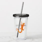 Newt Logo Acryl Tumbler Acryl Drinkbeker (Achterkant)