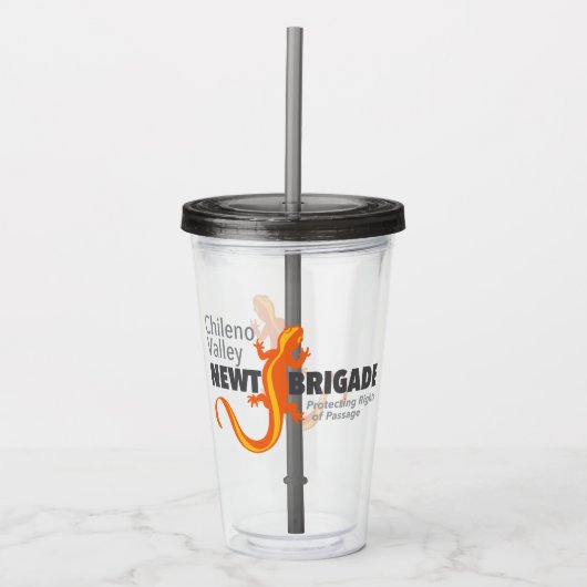 Newt Logo Acryl Tumbler Acryl Drinkbeker (Voorkant)
