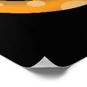 Newt-mero Uno Funny Newt Pun Dark BG Poster (Hoek)