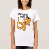 Newt-mero Uno Funny Newt Pun T-shirt (Voorkant)