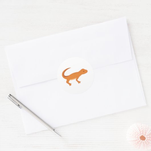 Newt Ronde Sticker (Envelop)