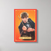 Newt Scamander Character Graphic Canvas Afdruk (Voorkant)