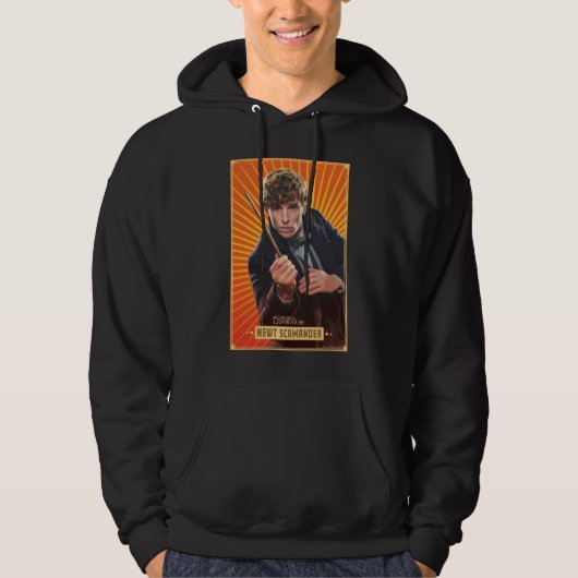 Newt Scamander Character Graphic Hoodie (Voorkant)