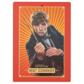 Newt Scamander Character Graphic Klembord (Achterkant)