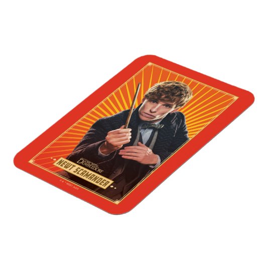 Newt Scamander Character Graphic Magneet (Linkerzijde)