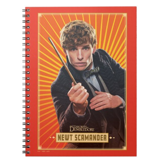 Newt Scamander Character Graphic Notitieboek (Voorkant)