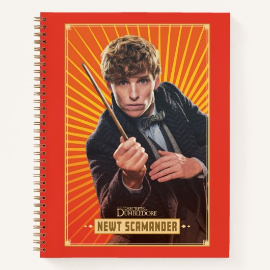 Newt Scamander Character Graphic Notitieboek (Voorkant)