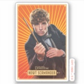 Newt Scamander Character Graphic Sticker (Voorkant)