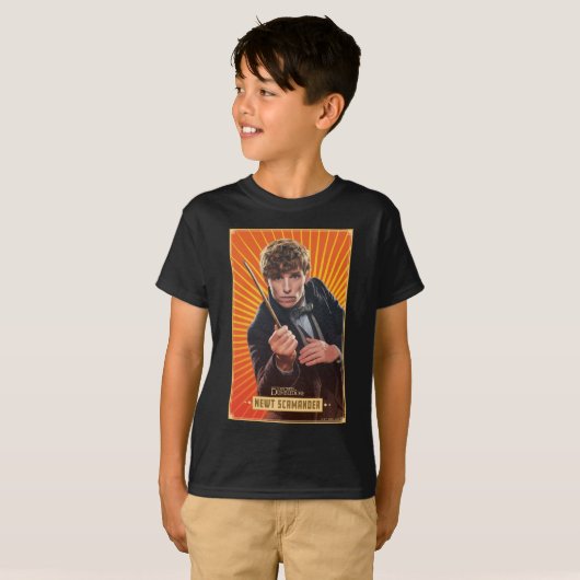 Newt Scamander Character Graphic T-shirt (Voorkant volledig)