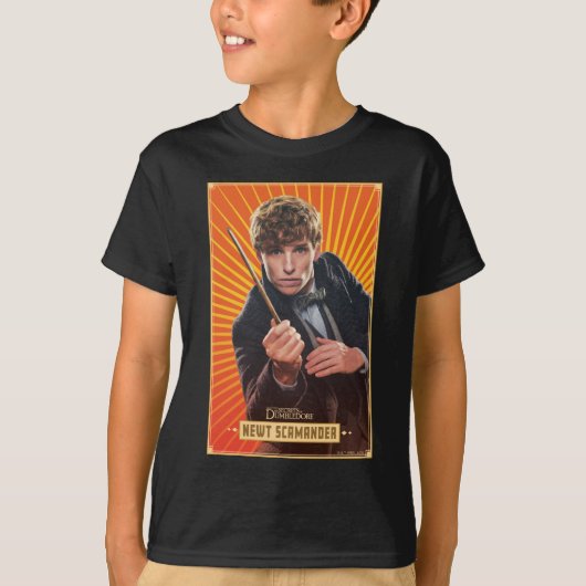 Newt Scamander Character Graphic T-shirt (Voorkant)