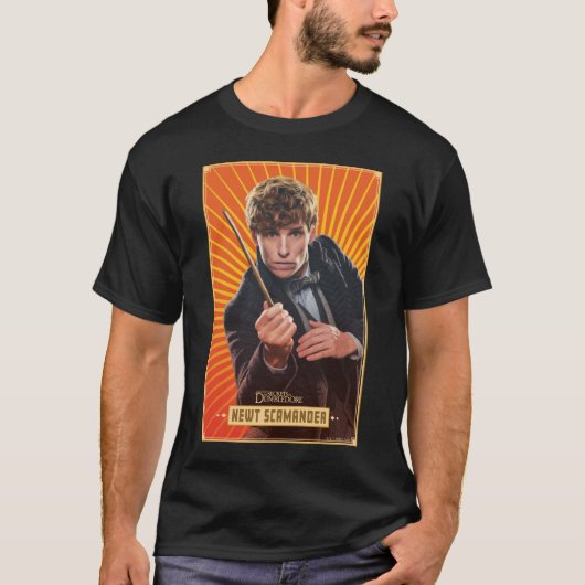 Newt Scamander Character Graphic T-shirt (Voorkant)