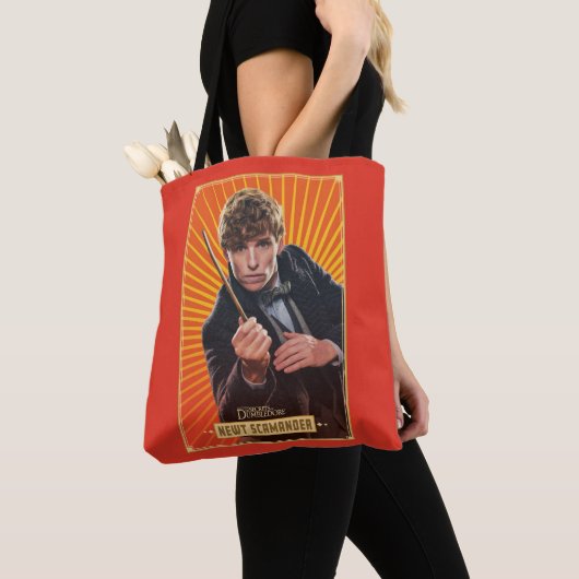 Newt Scamander Character Graphic Tote Bag (Dichtbij)