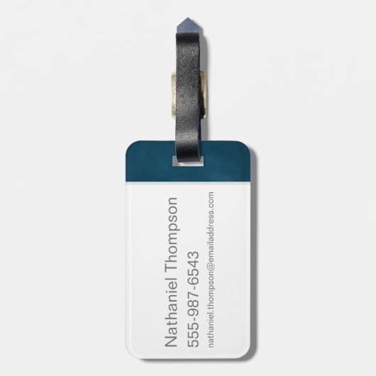 NEWT SCAMANDER™ en Company Art Nouveau Lijst Bagagelabel (Achterkant verticaal)