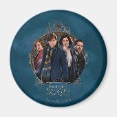 NEWT SCAMANDER™ en Company Art Nouveau Lijst Magneet (Voorkant)