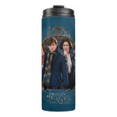 NEWT SCAMANDER™ en Company Art Nouveau Lijst Thermosbeker (Voorkant)