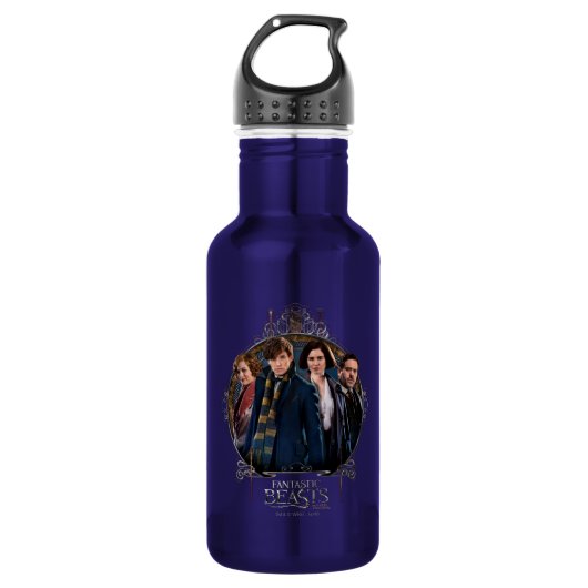 NEWT SCAMANDER™ en Company Art Nouveau Lijst Waterfles (Voorkant)