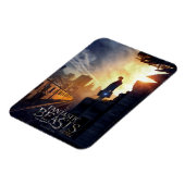 NEWT SCAMANDER™ in Destroyed Building Magneet (Linkerzijde)