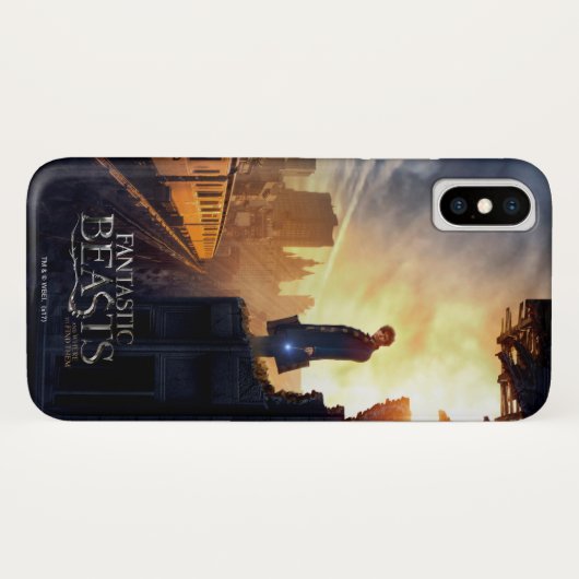 NEWT SCAMANDER™ in het verwoeste gebouw Case-Mate iPhone Case (Achterkant (horizontaal))