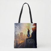 NEWT SCAMANDER™ in het verwoeste gebouw Tote Bag (Voorkant)