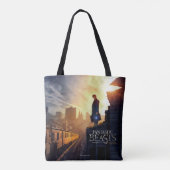 NEWT SCAMANDER™ in het verwoeste gebouw Tote Bag (Achterkant)