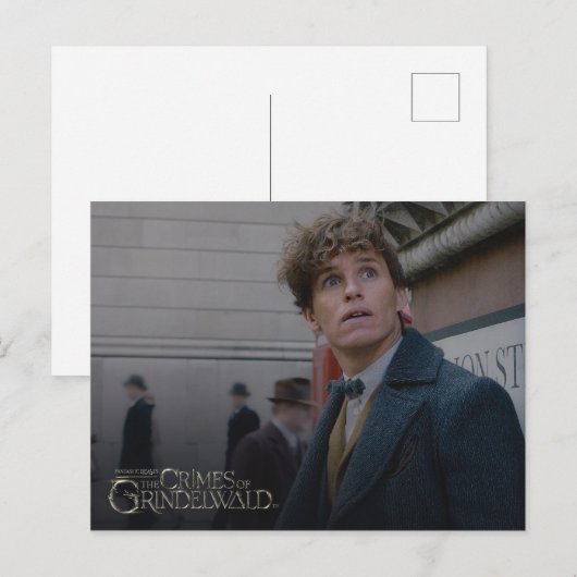 NEWT SCAMANDER™ in London Photo Briefkaart (Voorkant / Achterkant)