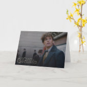 NEWT SCAMANDER™ in London Photo Kaart (Gele Bloem)