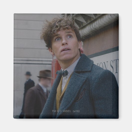 NEWT SCAMANDER™ in London Photo Magneet (Voorkant)