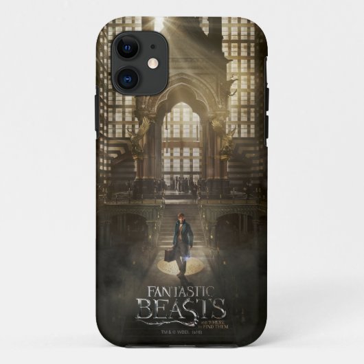 NEWT SCAMANDER™ in MACUSA™ Headquarters Case-Mate iPhone Case (Achterkant)
