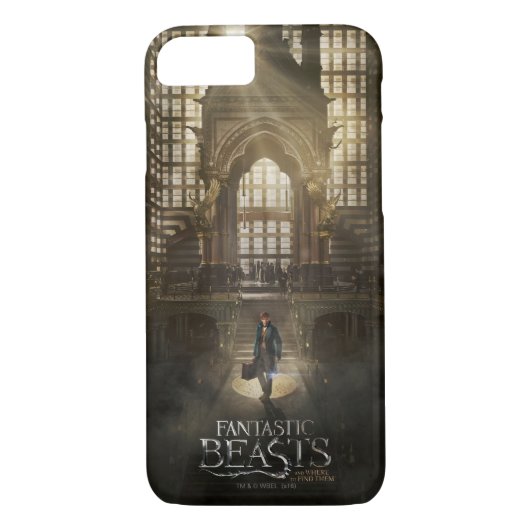 NEWT SCAMANDER™ in MACUSA™ Headquarters Case-Mate iPhone Case (Achterkant)