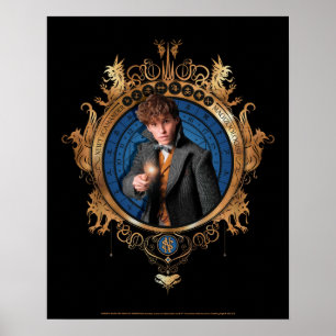 NEWT SCAMANDER™-portret Poster