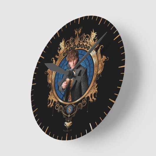 NEWT SCAMANDER™-portret Ronde Klok (Hoek)