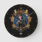NEWT SCAMANDER™-portret Ronde Klok (Voorkant)