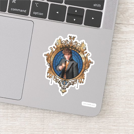 NEWT SCAMANDER™-portret Sticker (Detail)