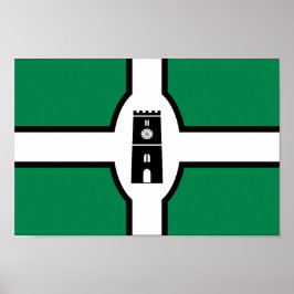 Newton Abbot flag Poster