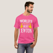Newton Achternaam Team Familie Achternaam World's  T-shirt (Voorkant volledig)