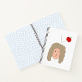 Newton Apple Kennis Terug naar school STEM Grappig Notitieboek (Binnen)