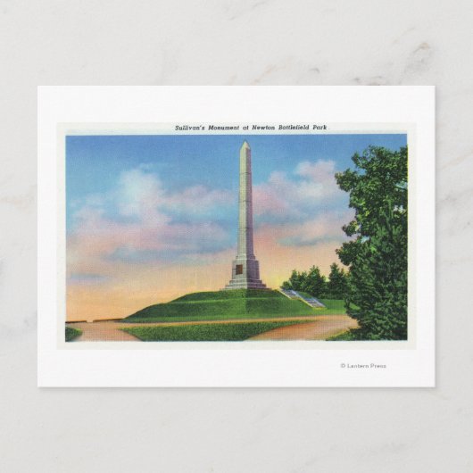 Newton Battlefield Park Uitzicht Briefkaart (Voorkant)