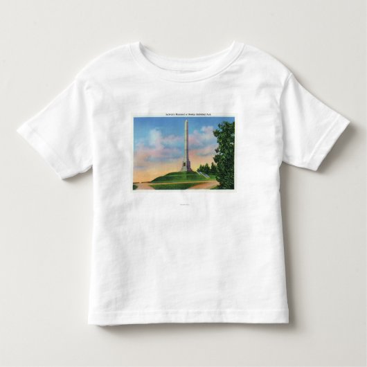 Newton Battlefield Park Uitzicht Kinder Shirts (Voorkant)